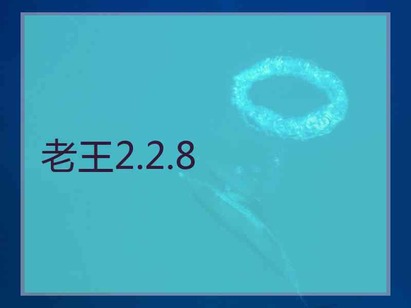 老王2.2.8