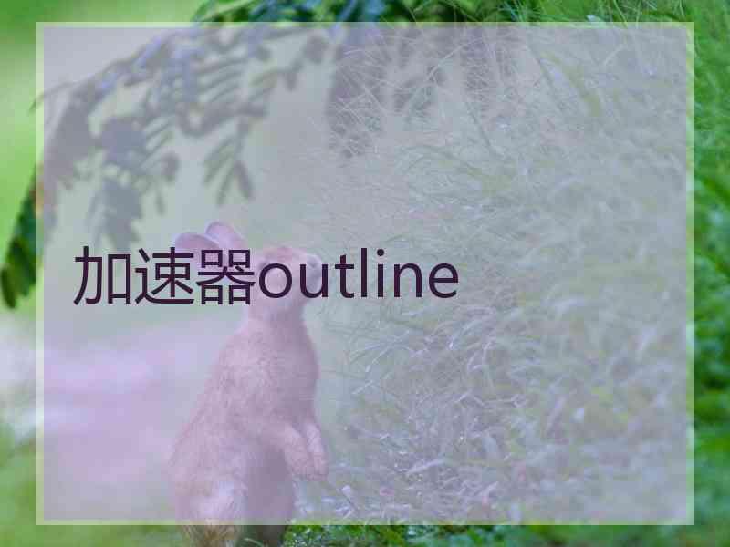 加速器outline