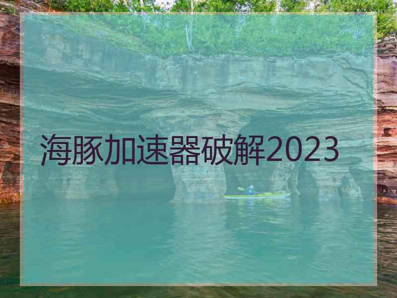 海豚加速器破解2023