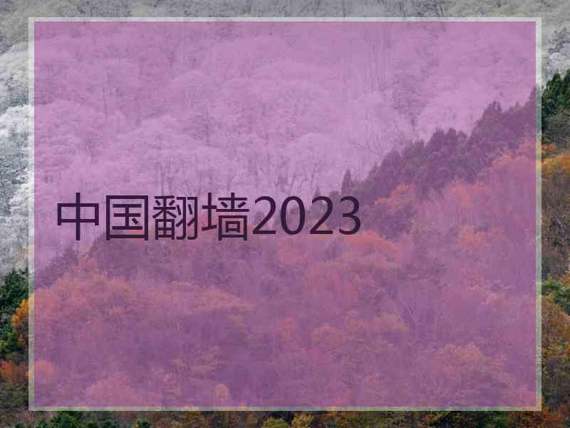 中国翻墙2023