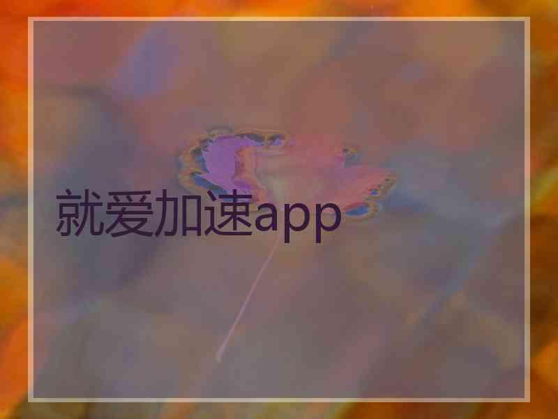 就爱加速app