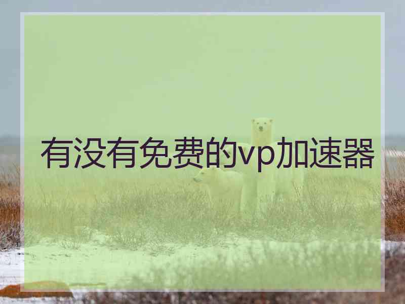 有没有免费的vp加速器