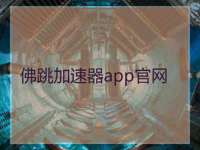 佛跳加速器app官网