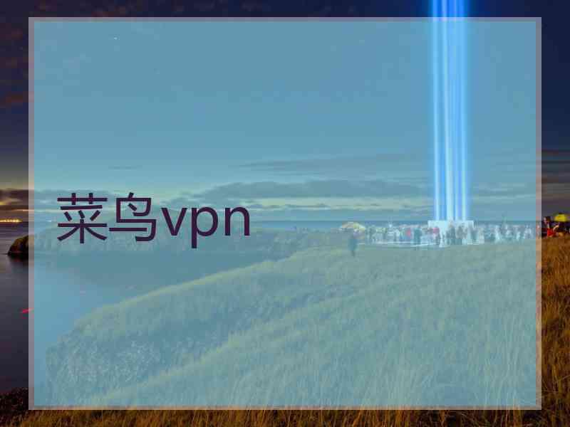 菜鸟vpn