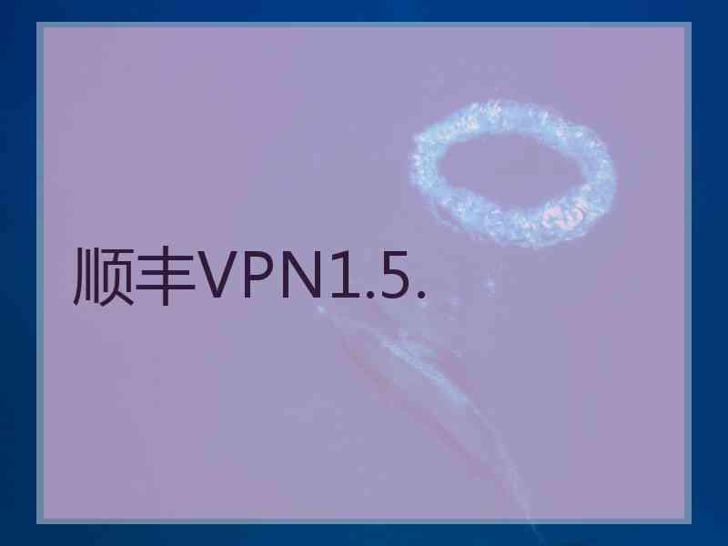 顺丰VPN1.5.